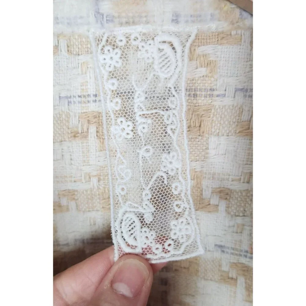 Sadie & Sage Women's Sz. S Tan/Ivory/Grey Heavy Shirt Jacket - Picture 2 of 5